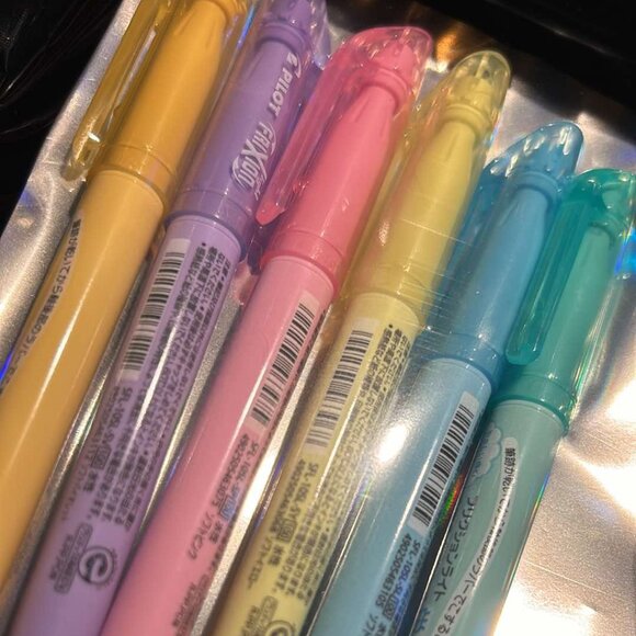 Pilot FriXion Light Pastel Erasable Highlighters Chisel Tip 6CT LE - Picture 2 of 2